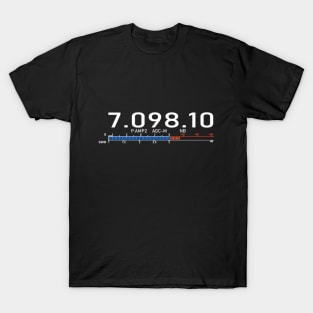 S Meter - dB high frequency field strength T-Shirt